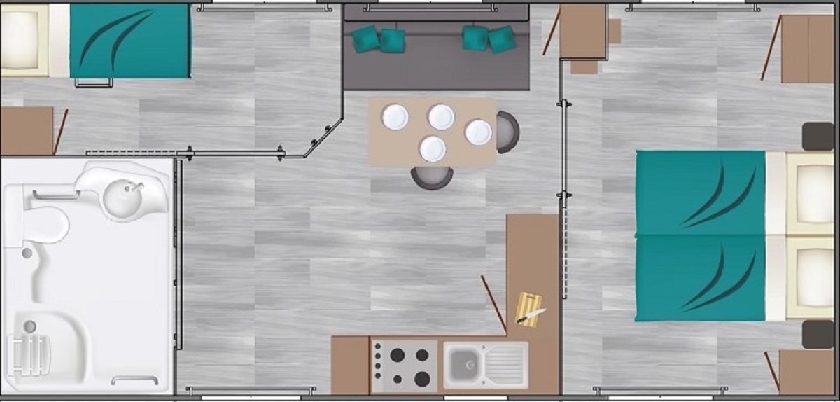 MH 4P – 2 Kam. clim Grand Large (accessible)
